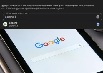 Aggiungere Alanews.it alle fonti preferite di Google