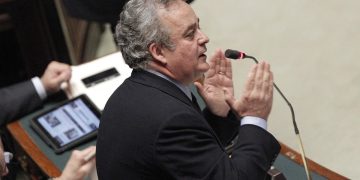 Gianclaudio Bressa nell'aula della Camera