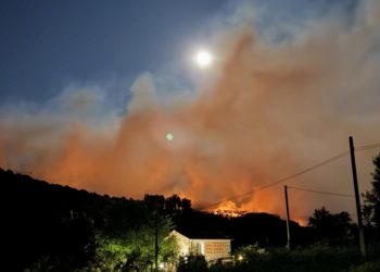 Incendio Monte Faeta