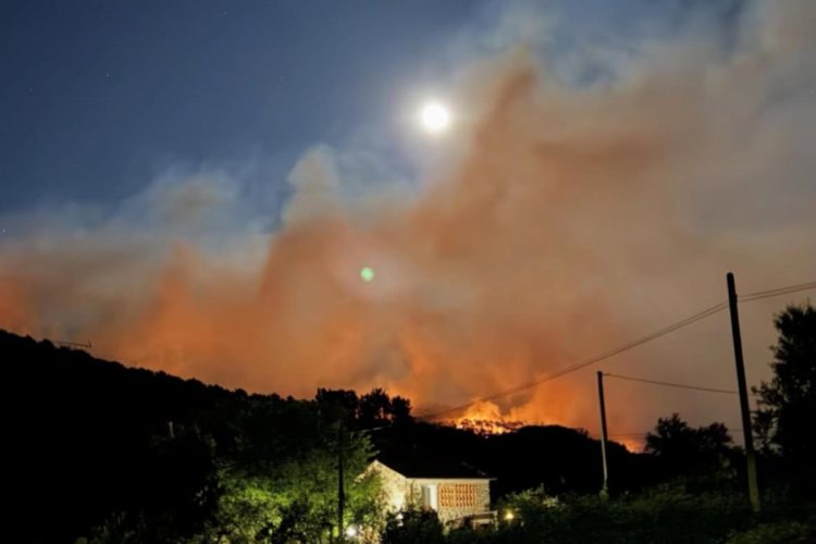 Incendio Monte Faeta