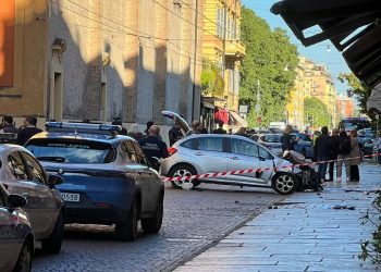L'auto che ha travolto i passanti a Modena