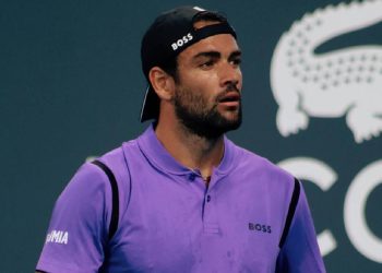 Immagine di Matteo Berrettini durante una partita per conquista degli ottavi del Roland Garros 2026