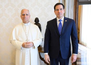 Papa Leone XIV e Marco Rubio