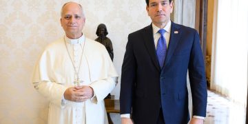 Papa Leone XIV e Marco Rubio