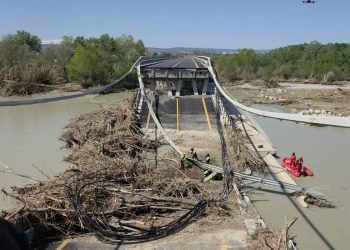 Ponte crollato sul Trigno