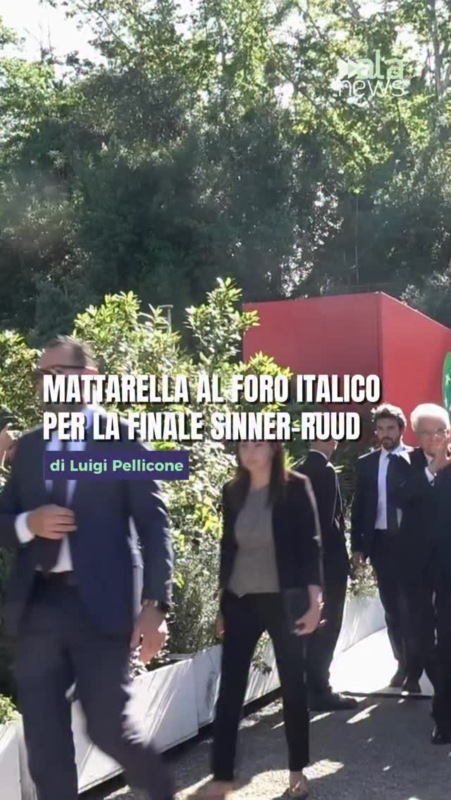 Grande atmosfera al Foro Italico per la finale degli Internazionali d’Italia tr…