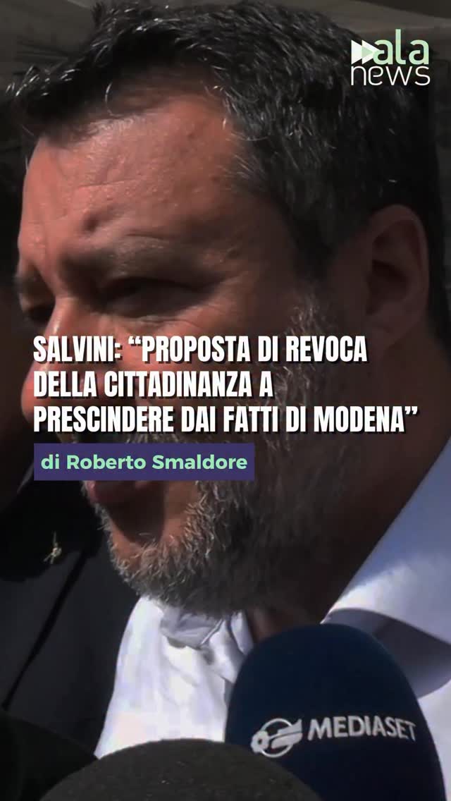 “Revoca della cittadinanza e del permesso di soggiorno per chi commette gravi r…