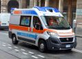 Cagliari, un'ambulanza