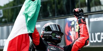 Il pilota di MotoGP Marco Bezzecchi