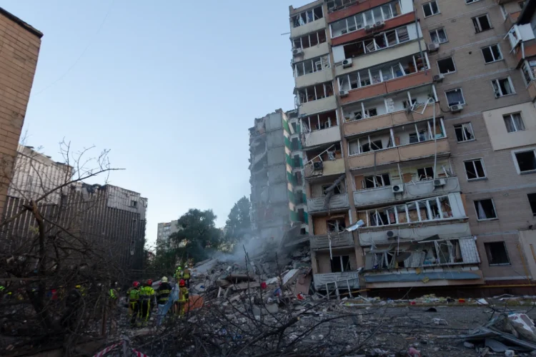 Kyiv Comes Under Massive Attack Of Russian Drones And Missiles