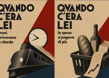 Renzi presenta la campagna Italia Viva contro Meloni in stile Ventennio