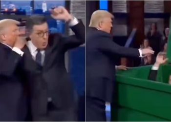 Trump e Colbert