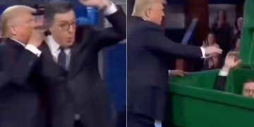 Trump e Colbert