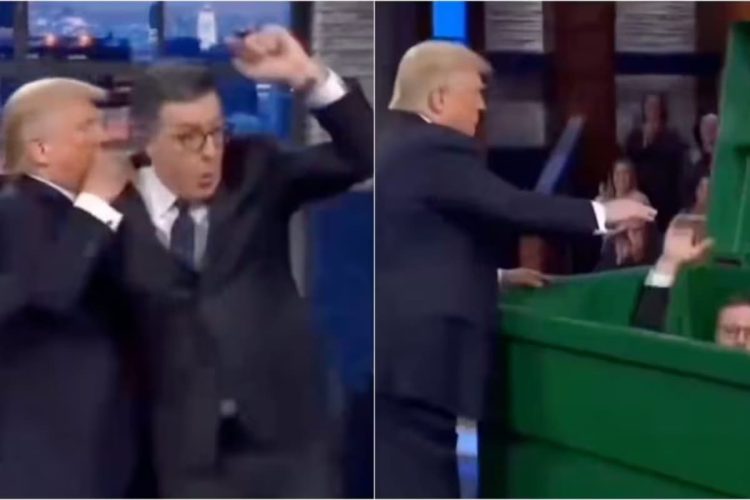 Trump e Colbert