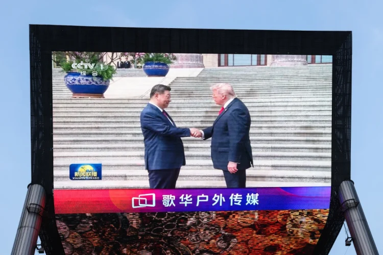 US President Donald Trump visits China