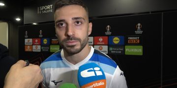 20250124001607_Lazio_Real_Sociedad_Mario_Gila_in_mixed_zone_dopo_il_suo_primo_goal_in_Europa_Sono_contento_