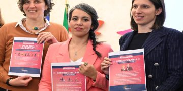 Annalisa Corrado, Ouidad Bakkali ed Elly Schlein