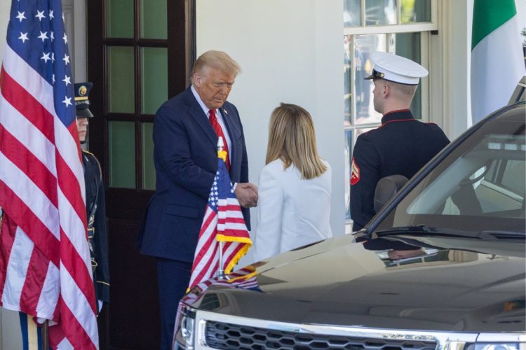 Donald Trump e Giorgia Meloni