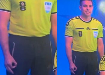 Mondiali, Evans e il gesto dell'ok diventato virale - nella foto, Evans mentre fa il gesto dell'ok