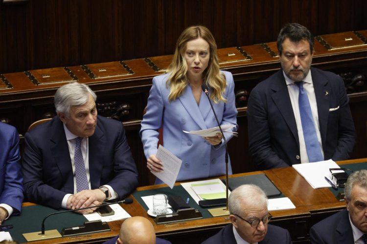 Giorgia Meloni alla Camera