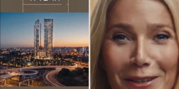 Gwyneth Paltrow tesimonial di nuovo complesso di lusso a Tel Aviv, l'attrice è al centro delle polemiche