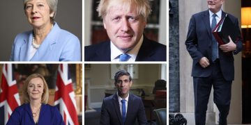 I cinque primi ministri del Regno Unito nell'era post Brexit