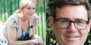 J.K. Rowling e Andy Burnham