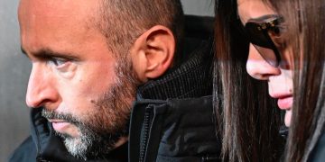 Jacques Moretti assieme alla moglie Jessica