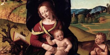 Madonna col bambino, il dipinto finito in Svizzera per un errore numerico - nella foto, il quadro "La madonna col bambino" di Piero di Cosimo