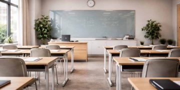 Scuola, mobilità ATA e 35mila posti vacanti - nella foto, dei banchi di scuola