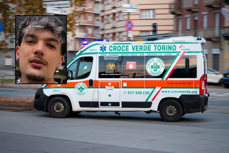 Ambulanza della Croce Verde di Torino e Andrea Salvati. Morto a 18 anni dopo aver consegnato l'ultima pizza: Andrea Salvati lavorava come rider per pagarsi le vacanze