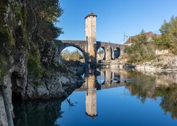 Puente Viejo, Orthez, Francia, 2023-01-06, DD 45