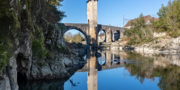 Puente Viejo, Orthez, Francia, 2023-01-06, DD 45