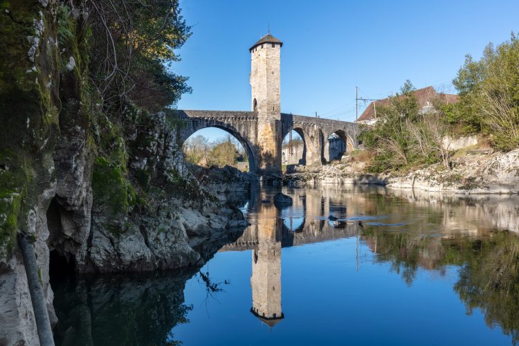 Puente Viejo, Orthez, Francia, 2023-01-06, DD 45