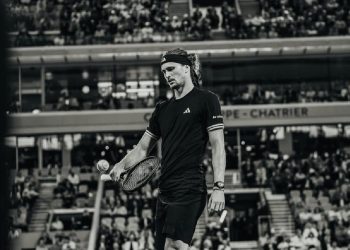Immagine di Zverev in campo per la partita della finale al Roland Garros 2026
