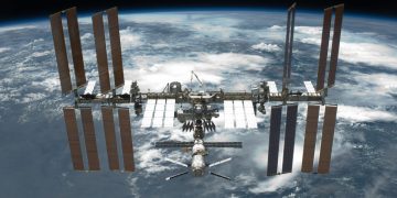 STS-134 International Space Station after undocking.jpg