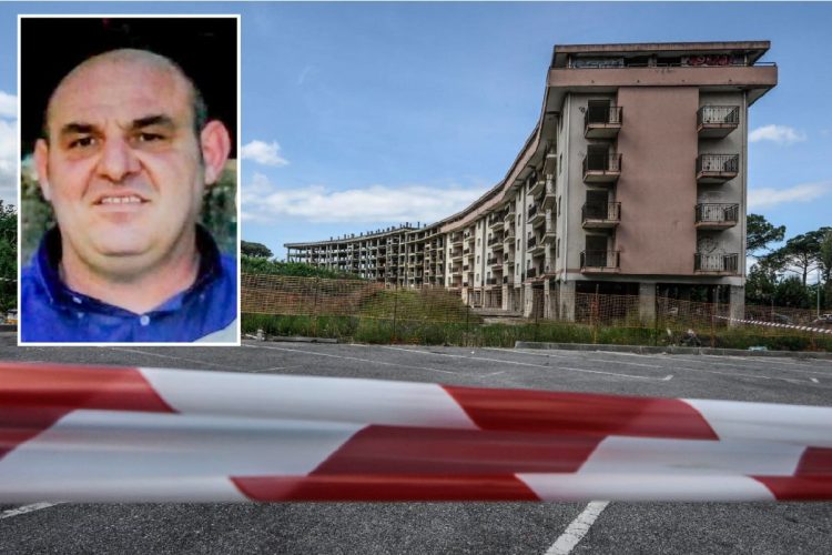 Mario Landolfi e il cantiere di Pollena Trocchia teatro del duplice femminicidio. L'uomo ha tentato il suicidio nel carcere di Poggioreale dopo l'arresto