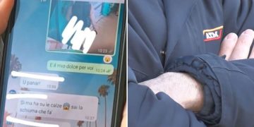 Una foto della chat sessista e un dipendente Atm
