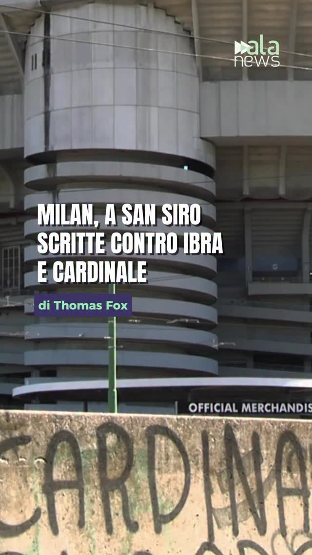 Nei dintorni di San Siro sono comparse decine di scritte contro la proprietà e…