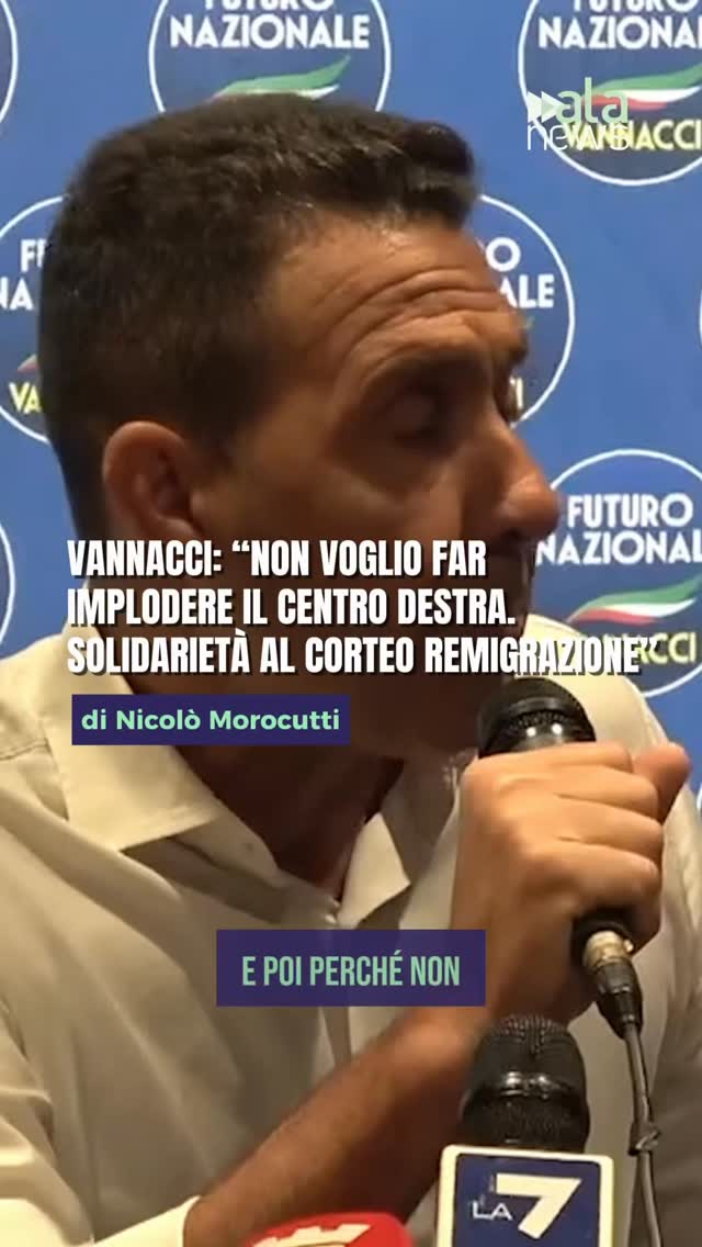Nel corso della giornata conclusiva dell’assemblea nazionale di Futuro Nazional…