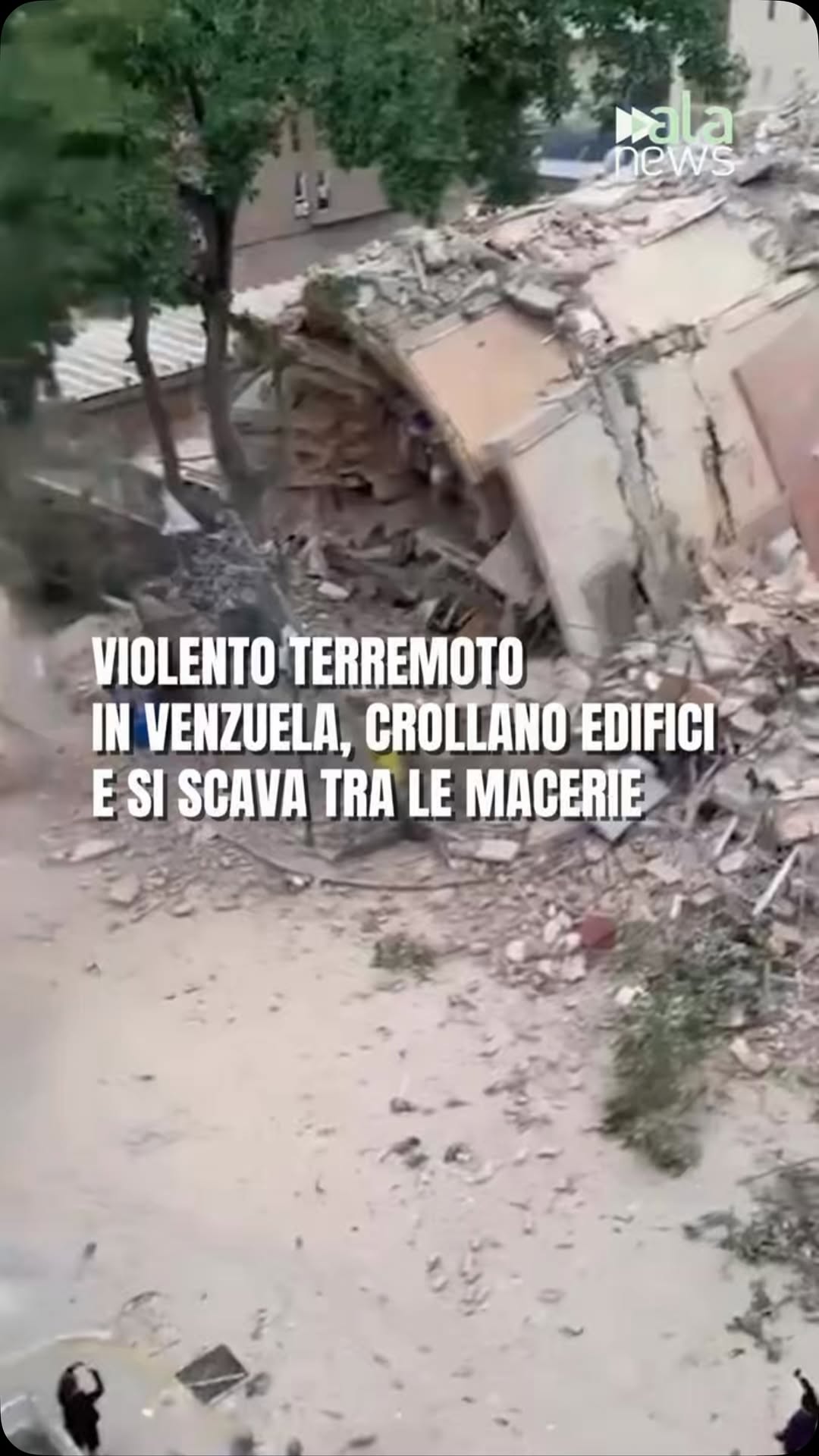 Violento terremoto devasta il Venezuela: edifici crollati e soccorsi in azione