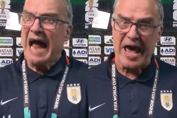 Bielsa urla contro un operatore