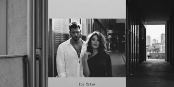 Can Yaman ed Ece İrtem posano insieme in una foto in bianco nero. Morte Ece Irtem attrice turca 35enne volto di Forbidden Fruit e Mr. Wrong