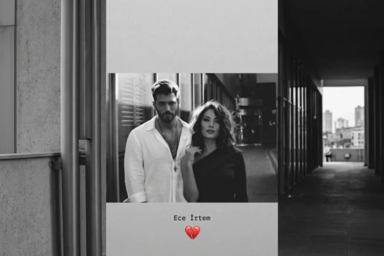 Can Yaman ed Ece İrtem posano insieme in una foto in bianco nero. Morte Ece Irtem attrice turca 35enne volto di Forbidden Fruit e Mr. Wrong