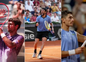 Flavio Cobolli, Matteo Berrettini, Matteo Arnaldi
