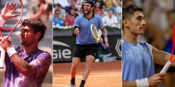Flavio Cobolli, Matteo Berrettini, Matteo Arnaldi