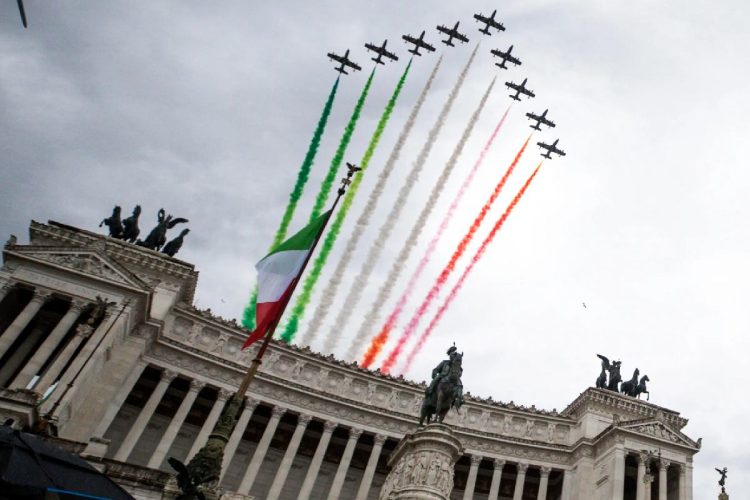 frecce tricolore per la Festa della Repubblica 2026