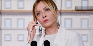 primo piano di Giorgia Meloni