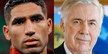 Hakimi e Ancelotti