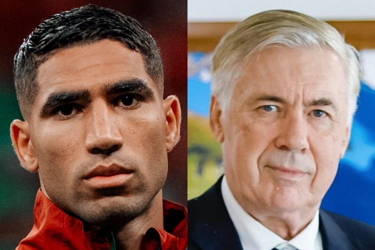 Hakimi e Ancelotti